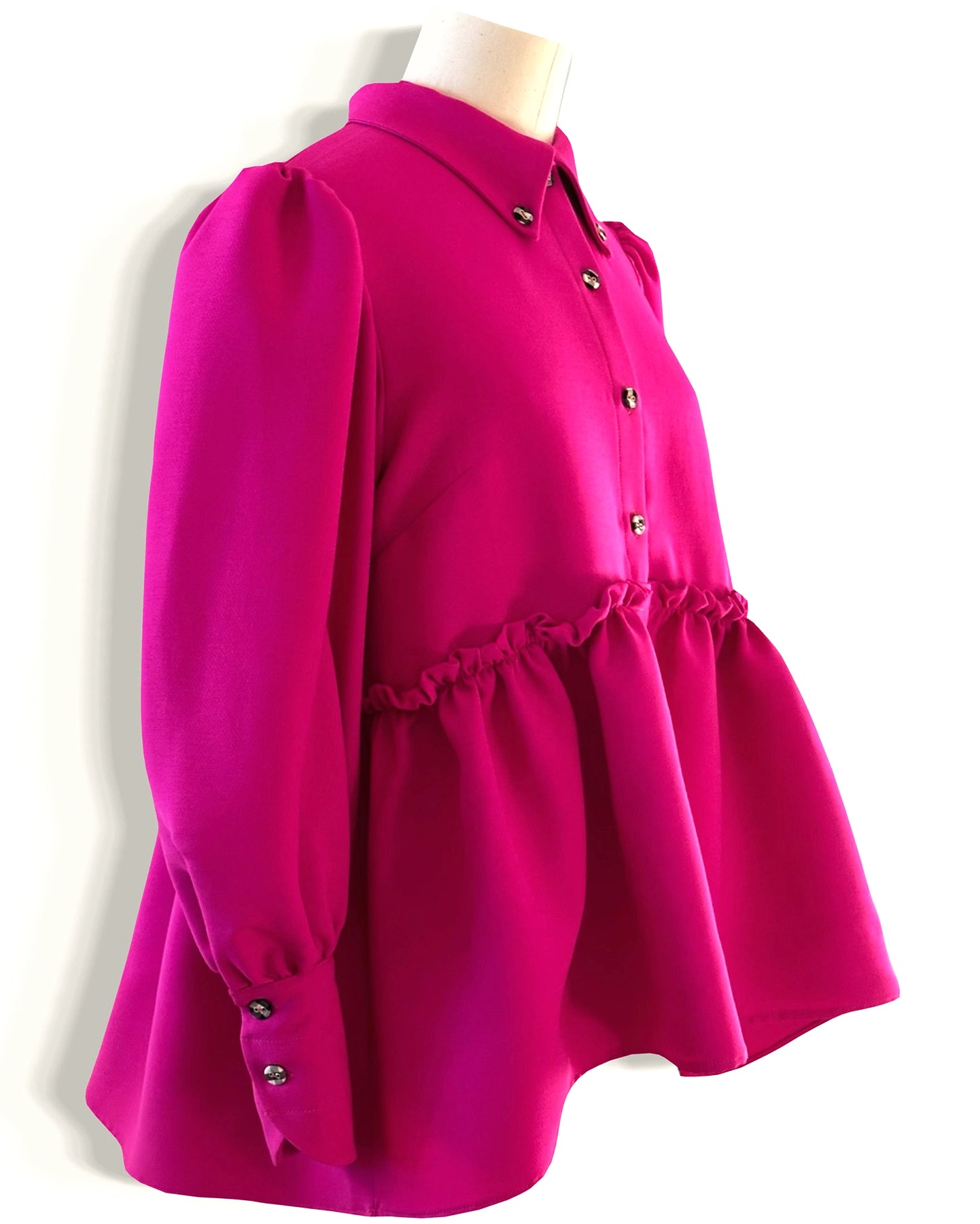 Gigi Shocking Pink • La chemise baby-doll